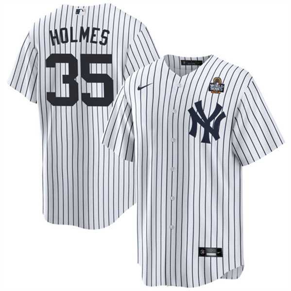 Men's New York Yankees #35 Clay Holmes White 2024 World Series Cool Base Stitched Jersey Dzhi,We sell and wholesale Men's New York Yankees #35 Clay Holmes White 2024 World Series Cool Base Stitched Jersey Dzhi on line form chian!